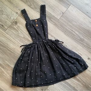Girl’s polka dot pinafore